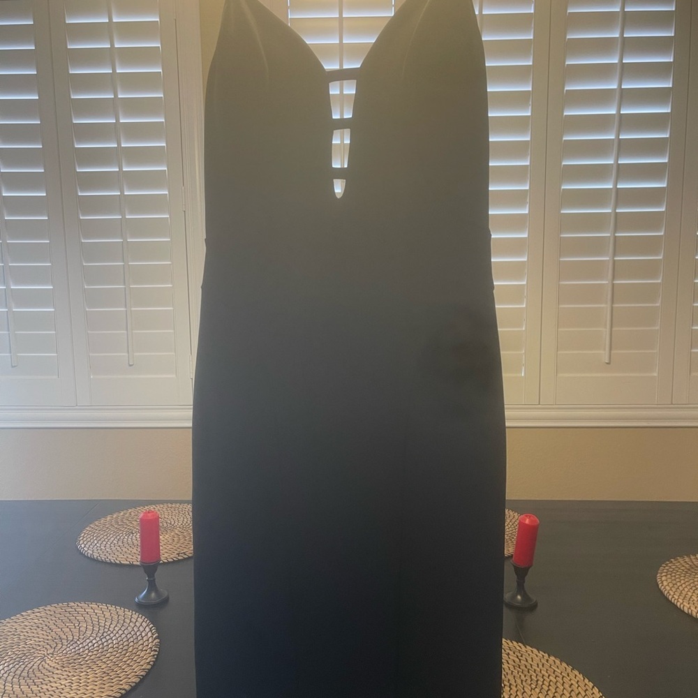 bebe Strapless Black Dress